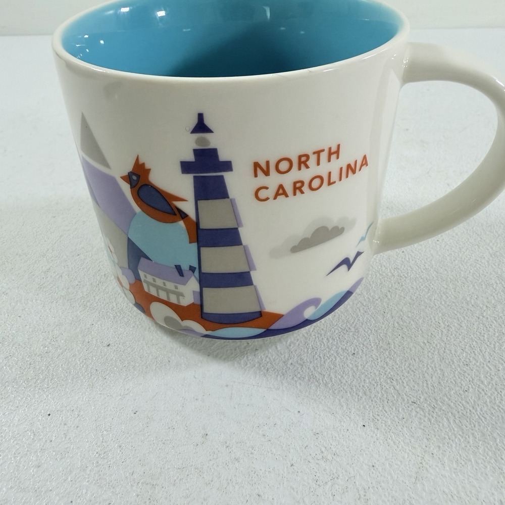 Starbucks North Carolina‎ You Are Here YAH Series Coffee Mug Cup 14oz 2018
